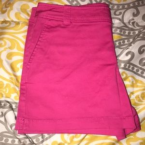 NWT! Pink New York and Company twill shorts.